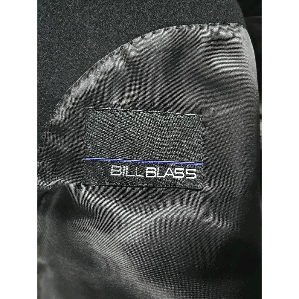 Bill Blass Cashmere‎ Sport Coat Men's 42R Black Blazer